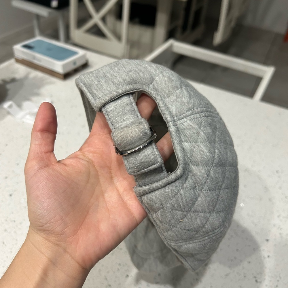 Hat Attack Light Gray Quilted Cap - image 7